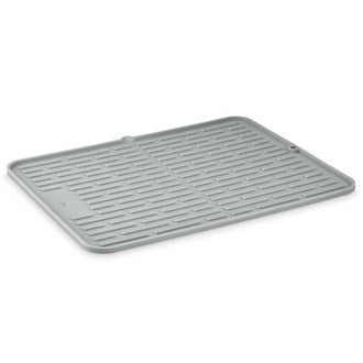 DESIGNSTUFF DRIP Folding Silicone Drying Mat Large w/ Drainage Mouth