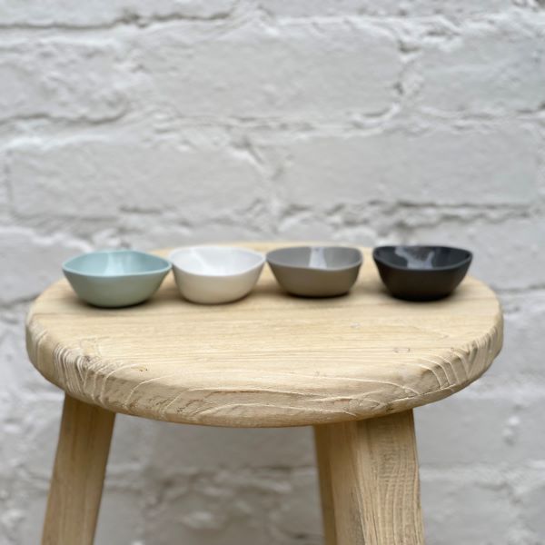 Flax Pinch Pot d8cm