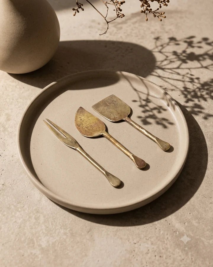 Brass Cheese triple set - Just A Pinch Co