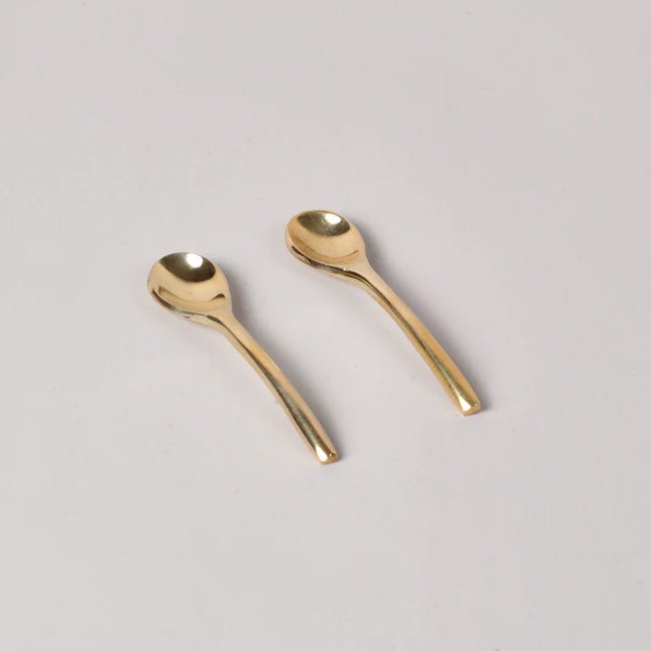 Small Brass Parfait Spoon - Just A Pinch Co