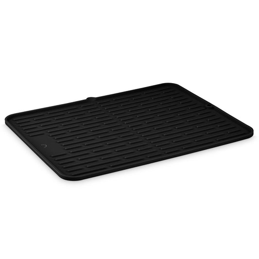 DESIGNSTUFF DRIP Folding Silicone Drying Mat Large w/ Drainage Mouth