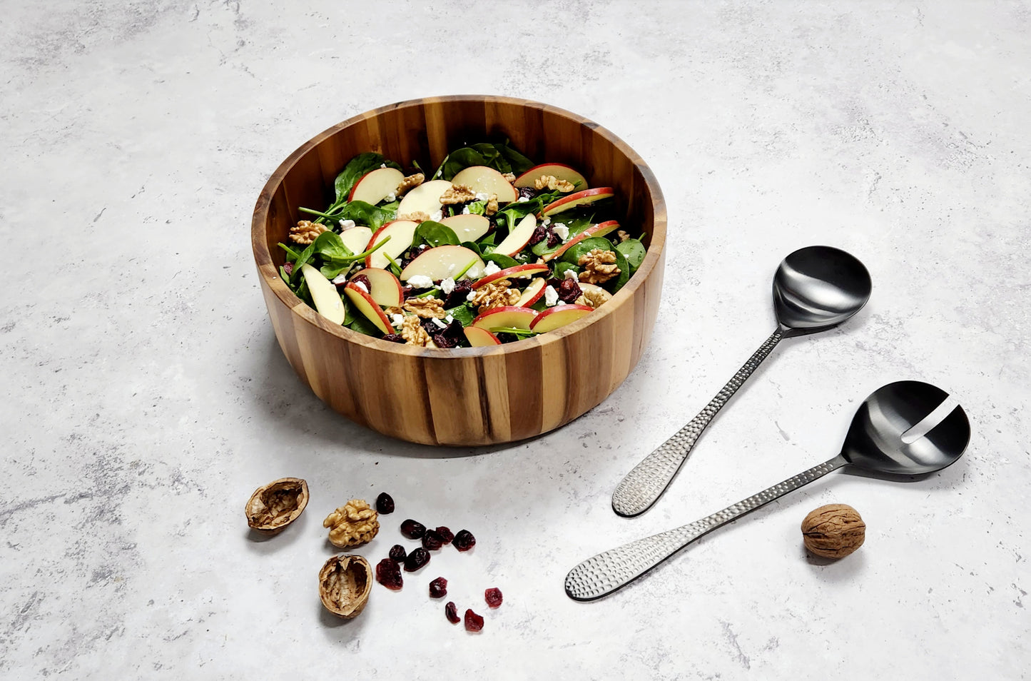 Acacia Salad Bowl - Size: 28 x 10cm