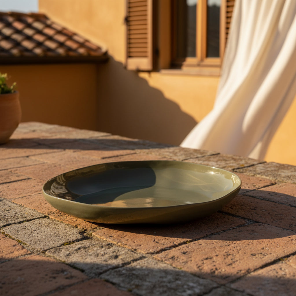 Flax Platter 38x30 - Khaki