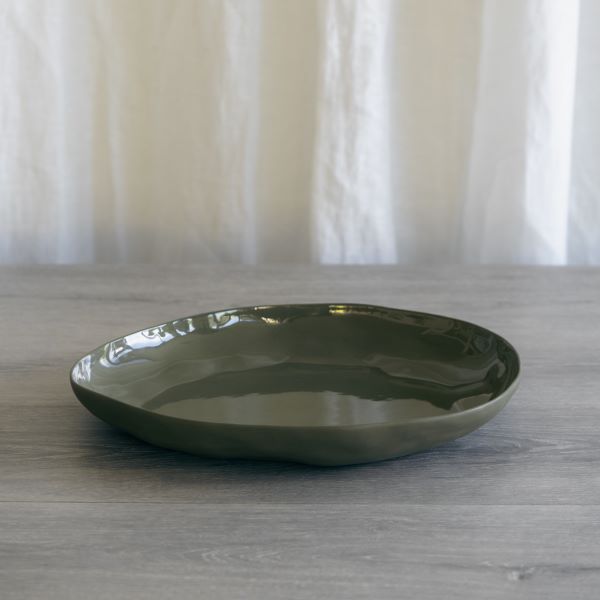 Flax Platter 38x30 - Khaki