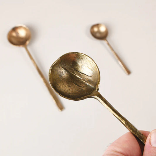 Antique Brass Spoon