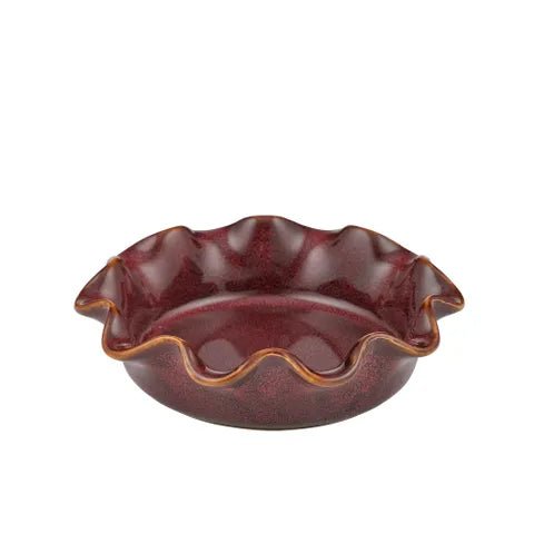 Amore Ceramic Baker/Dish 15x4cm Burgundy - Just A Pinch Co