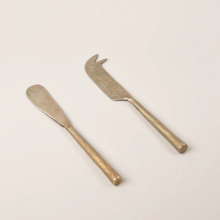 Brass "Cone" Handle Knife Set - Just A Pinch Co