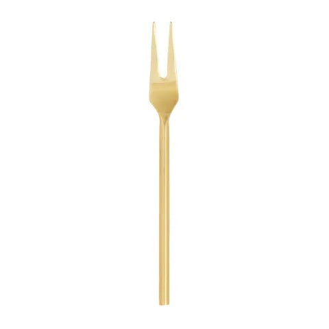 Cin Cin S/Steel Antipasto Fork 13cm Gold - Just A Pinch Co