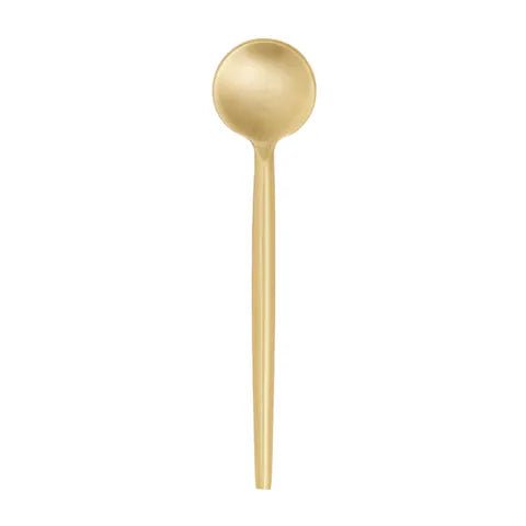 Cin Cin S/Steel Spoon 11.5cm Gold - Just A Pinch Co