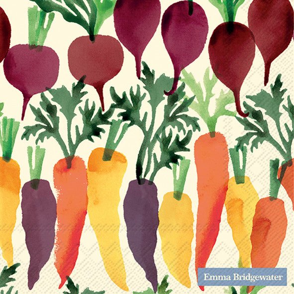 Emma Bridgewater - Sponged Veg Lunch Napkins 20 Pack - Just A Pinch & Co