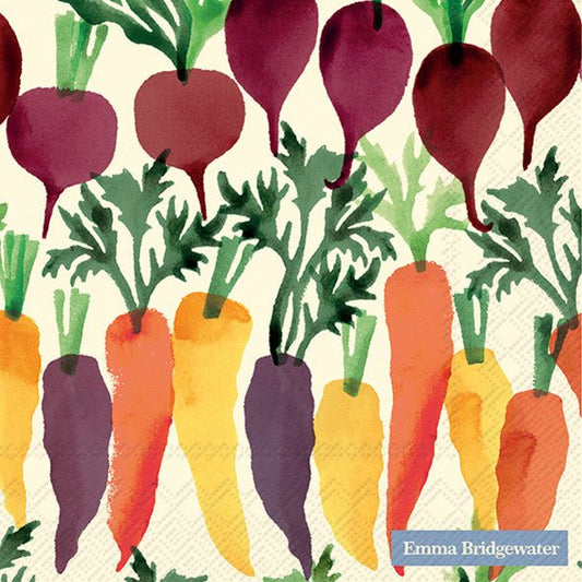 Emma Bridgewater - Sponged Veg Lunch Napkins 20 Pack - Just A Pinch & Co