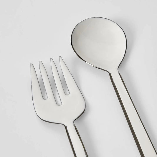 Enamel Salad Servers - Just A Pinch Co