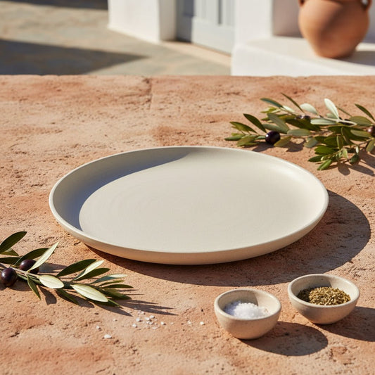 Esher Platter Large Sand - Just A Pinch Co