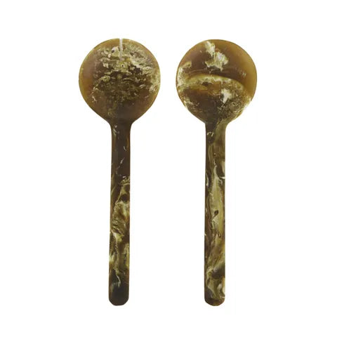 Kip S/2 Resin Salad Server 25.5cm Olive
