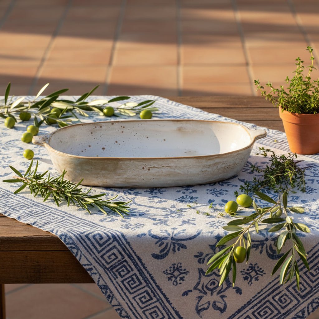 Francis Ceramic Serve Dish 28x19.5x6cm - Just A Pinch Co