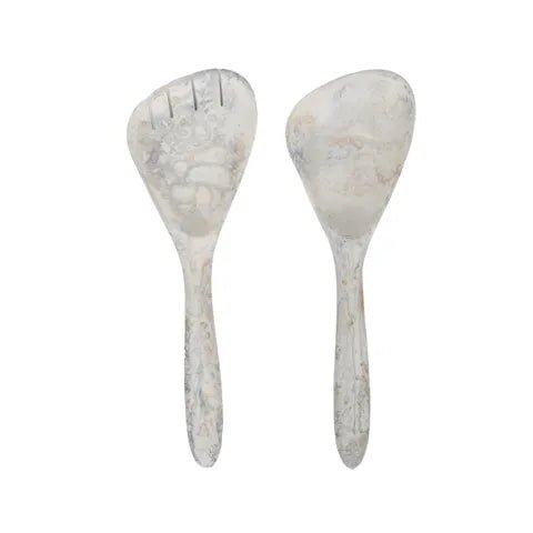 Hadley S/2 Resin Salad Server 26.5x8cm - Just A Pinch Co