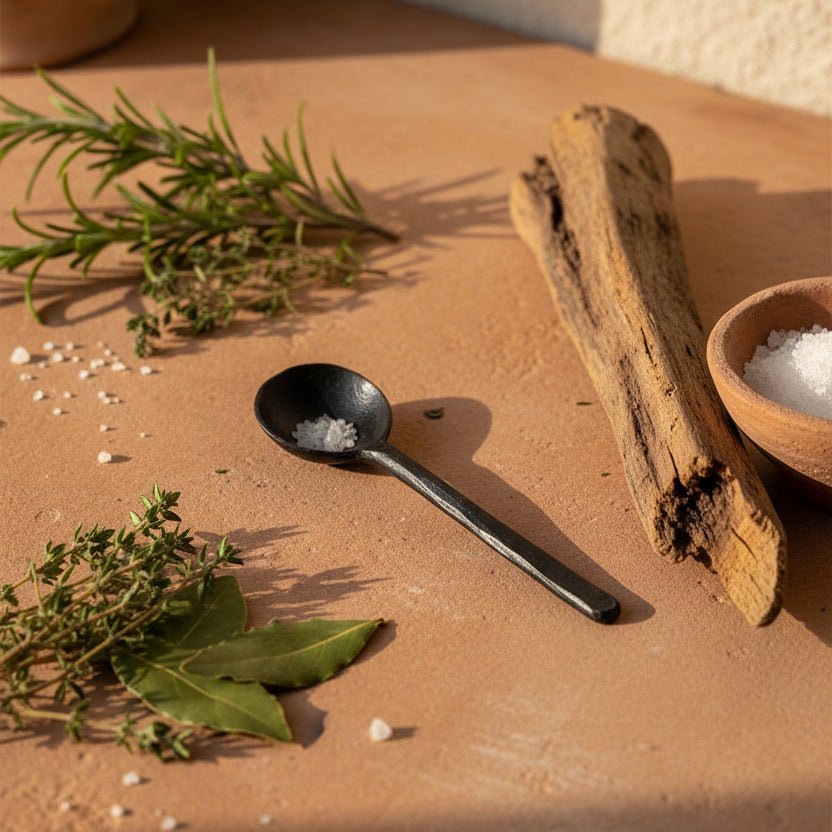 Handmade burnished Spoon - Just A Pinch Co