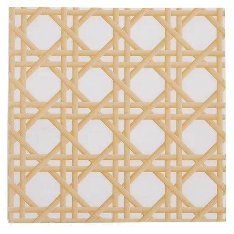 Rattan 20pk 3 Ply 33cm Napkin Natural - Just A Pinch Co