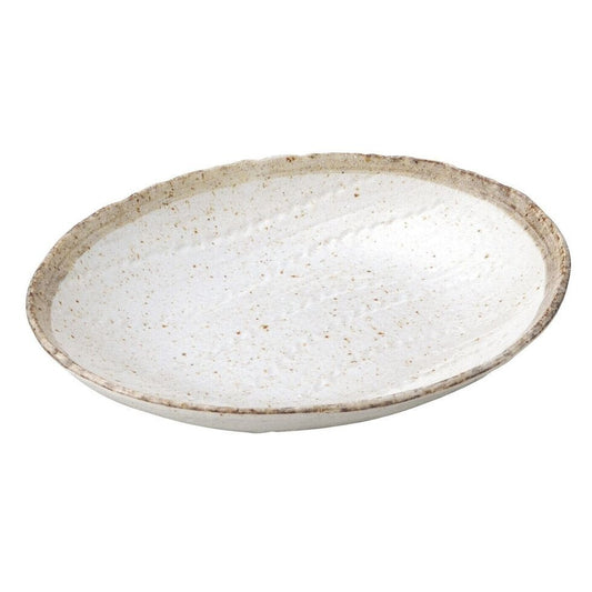 Shirokaratsu Oval Plate 24cm x 19cm - Just A Pinch Co