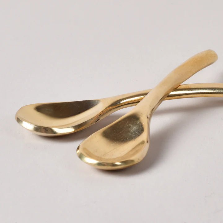 Small Brass Parfait Spoon - Just A Pinch Co