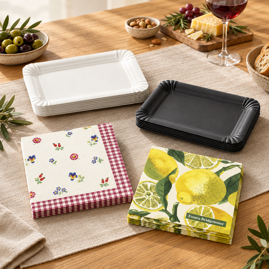 The Easy Entertaining Pack using actual product photos